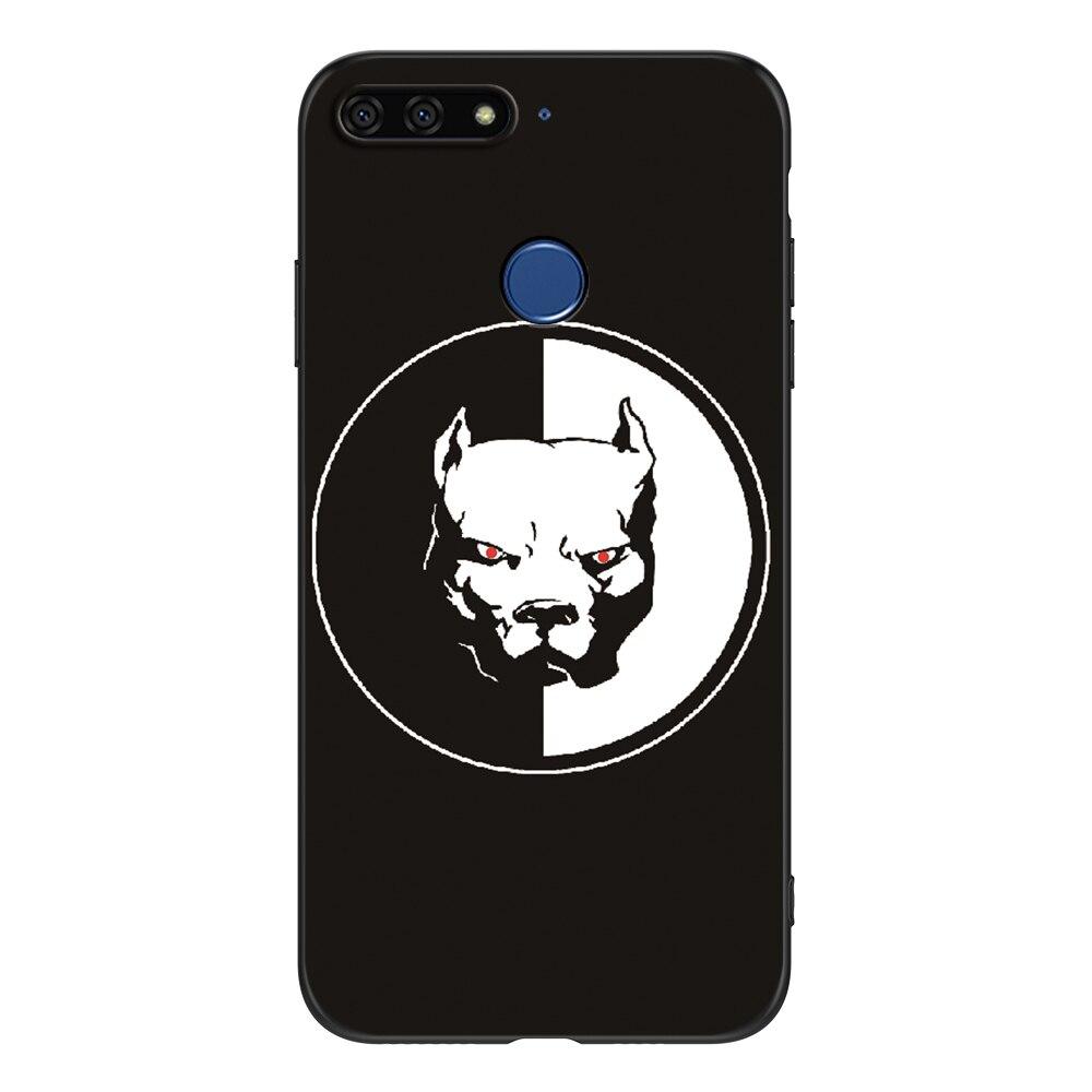 For Honor 7C 5.7 Inch Case Soft Back Cover Phone Case For Huawei Honor 7c Aum-L41 Silicon Black Tpu Case Lion Wolf Tiger Dragon