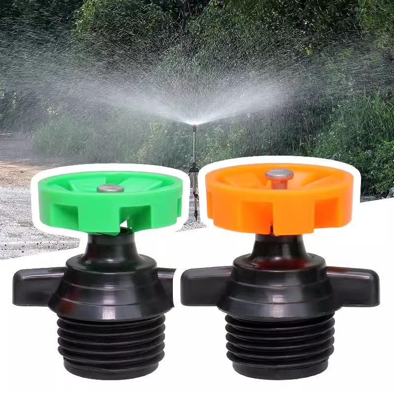 360 Degree Rotating Irrigation Nozzle Turning Sprinkler Garden Lawn Irrigation 1/2 Inch Male Thread Automatic Rotating Nozzle