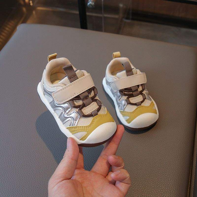 

New shoes baby 2025 shoes autumn soft sole children s non-slip functional sports shoes girls and boys super soft 26 yards inner length 16 cm коричневый