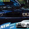 Передня центральна чорна широка решітка капота для BMW E39 525 528 530 535 M5 1997 2003