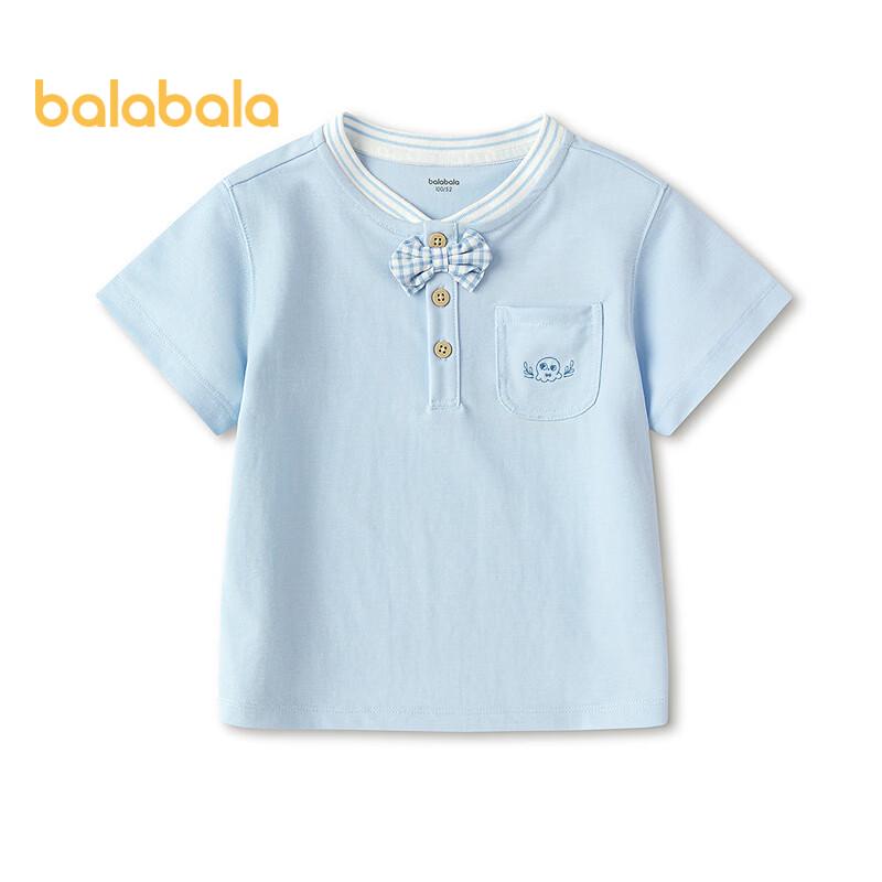 Balabala Boys  3D Bow Applique Short-Sleeve T-Shirt 90