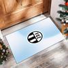 Tappeto Morbido Area Rug con Motivo Calcio FC Zürich Antiscivolo Tappeto per Pavimento Interno Tappetino Decorazione Sportiva per Camera da Letto
