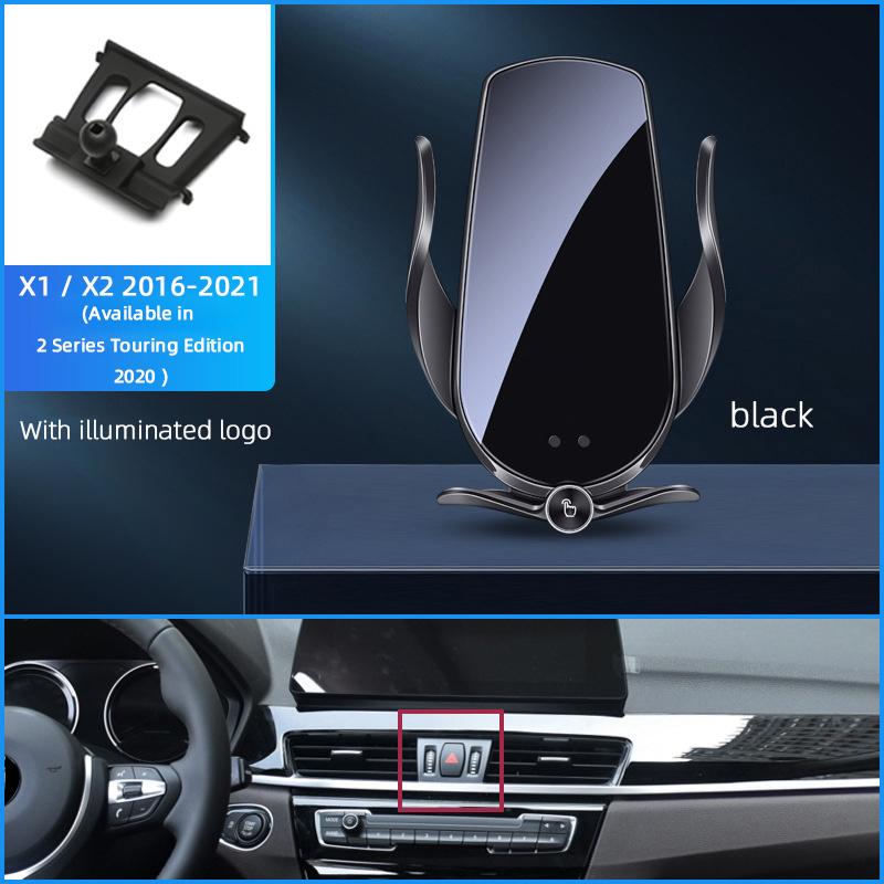 For Bmw X1 X2 X3 X4 X5 X6 X7 2 3 5 7 Series Wireless Charging Magnetic Car Phone Holder Base Charger Auto Accessories For iPhone