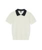 IOLO Women'S Vertical Half Round Collar_White