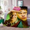 Film F-Fight C-Club Action Classics Blanket Warm And Soft Suitable For Bedroom Living Room Sofa Bed Office Travel Camping
