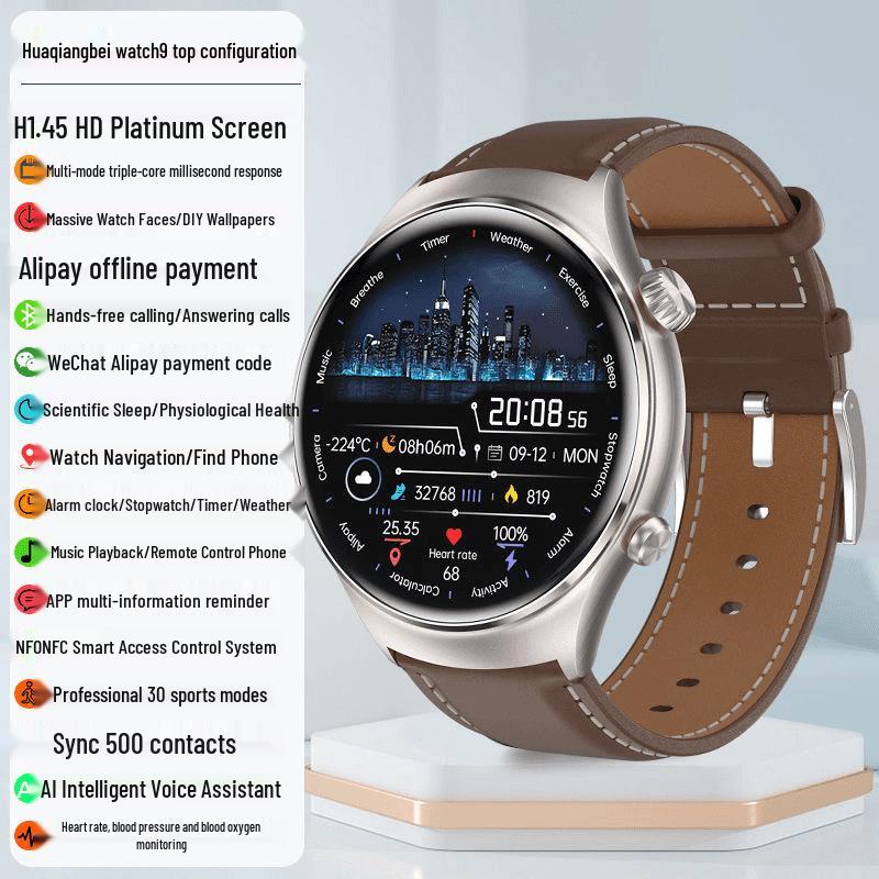 2025 GT3pro Smartwatch: Top-tier Black Tech with Call Function and Pedometer