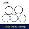 Item No. 02606: 168 Gasoline Generator 2kW Piston Rings - Generator Accessories