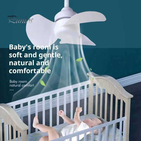 Ceiling Fan Strong Airflow Low Noise 360-Degree Adjustable Simple Installation Bedroom Living Room Air Circulation Fan Accessories