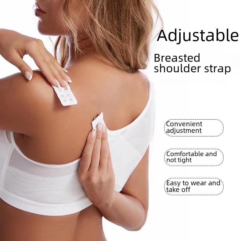 Women's Shockproof Running & Fitness Bra - Breathable, Fixed Cup, Thin Yoga Vest. European & American Style Lingerie.