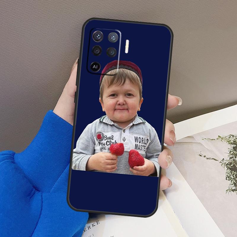 Funny Hasbulla Case For Oppo A94 A74 A54 A80 A60 A40 A18 A38 A58 A78 A98 A96 A76 A16 A15 A17 A57 A77 A5 Pro