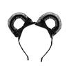 Spitzen Katzenohren Stirnband Frauen Mädchen Haarreif Party Dekoration Sexy Reizend Cosplay Halloween Kostüm Haarschmuck