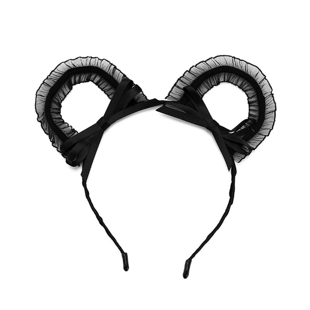 Spitzen Katzenohren Stirnband Frauen Mädchen Haarreif Party Dekoration Sexy Reizend Cosplay Halloween Kostüm Haarschmuck