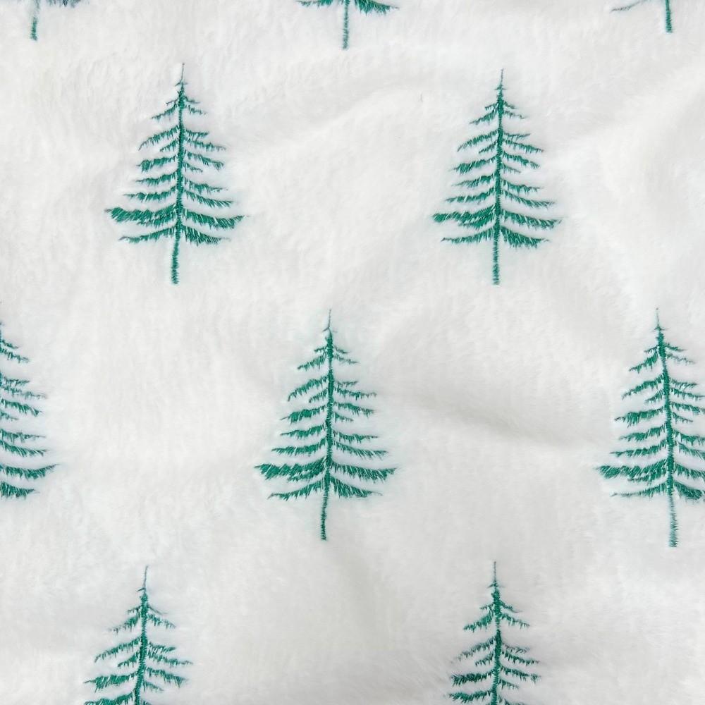 Snowflake Throw Pillowcase Polyester Cushion Cover Cozy Embroidered Pillow Covers Sofa Decor
