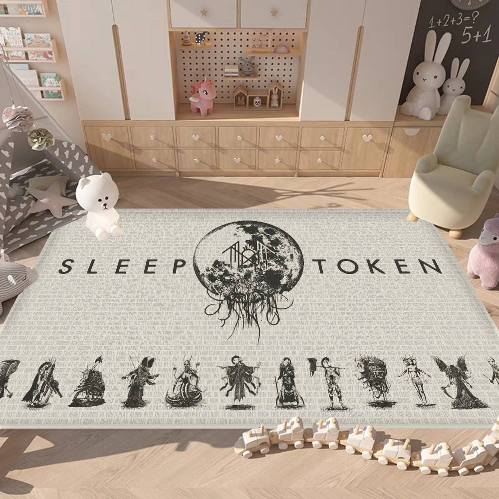 Sleep Rock Band T-Tokens Anime Door Mat Kids Room Bedroom Decoration Balcony Anti-Slip Doormat Living Room Doormat Area Rug
