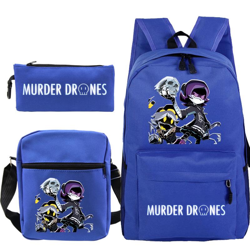 Neuer Murder Peripherie-Trend Schulterrucksack-Set Lässige Stiftetasche Grund- und Sekundarschultasche