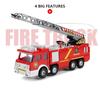 Shooting Water Lights N Sounds  Fire Truck Toy Rescue Vehicle Gift for Kids