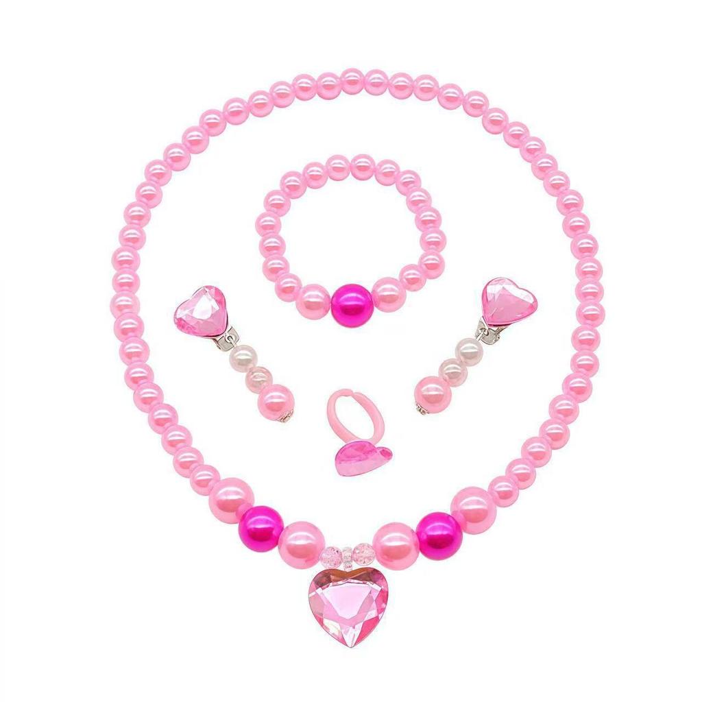 Children's Unicorn Beaded Necklace & Ring Set - DIY Jewelry for Girls