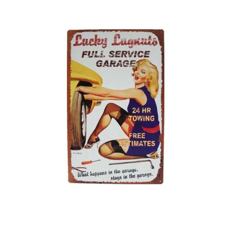 Vintage Metal Tin Sign Wall Art Home Decor 20x30cm