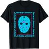 Ripple Junction x Freitag der 13. (1980) Blaues Masken- & Rahmen-T-Shirt