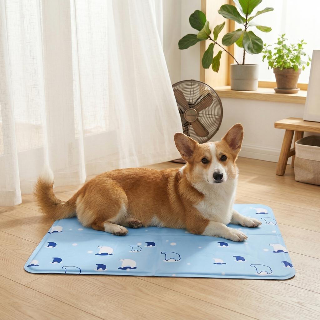 Pet Ice Pad Summer Hydrogel Cool Dog Pad Scratch Resistant  Ice Pad