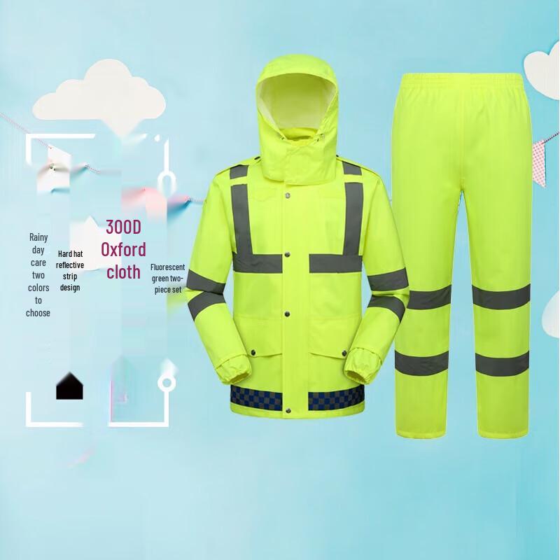 

JINHE High-Visibility Reflective Rain Suit