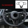 For Mercedes-Benz GLB200/180 2020+ Carbon Fiber Steering Wheel Decor Cover Trim