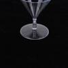 5Pcs 60Ml Disposable Cocktail Glass Plastic Champagne Flutes Cup Dessert Party Goblet Bar Drink Cup Mini Wine Glass Plastic