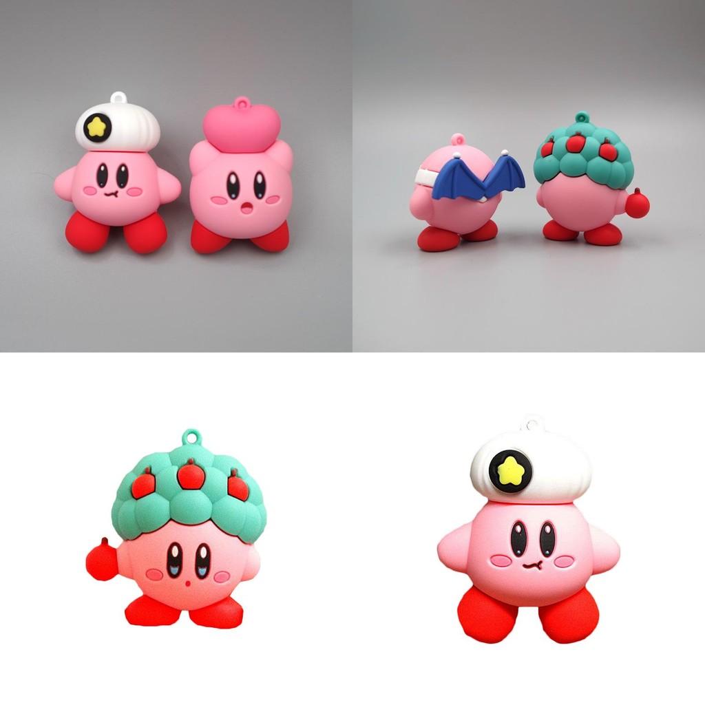 Adorable Kirby Anime Games Cute Cartoon Pink Kirby Waddle Dee Doo Collectible Mini Dolls