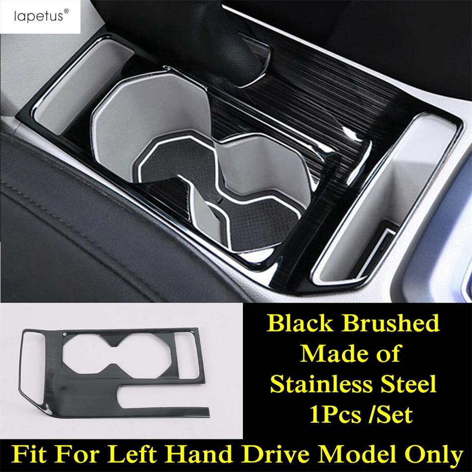 

Central Control Gear Shift Water Cup Panel Cover Trim Stainless Steel Accessories For VW Volkswagen T-Cross T Cross - Black Brushed