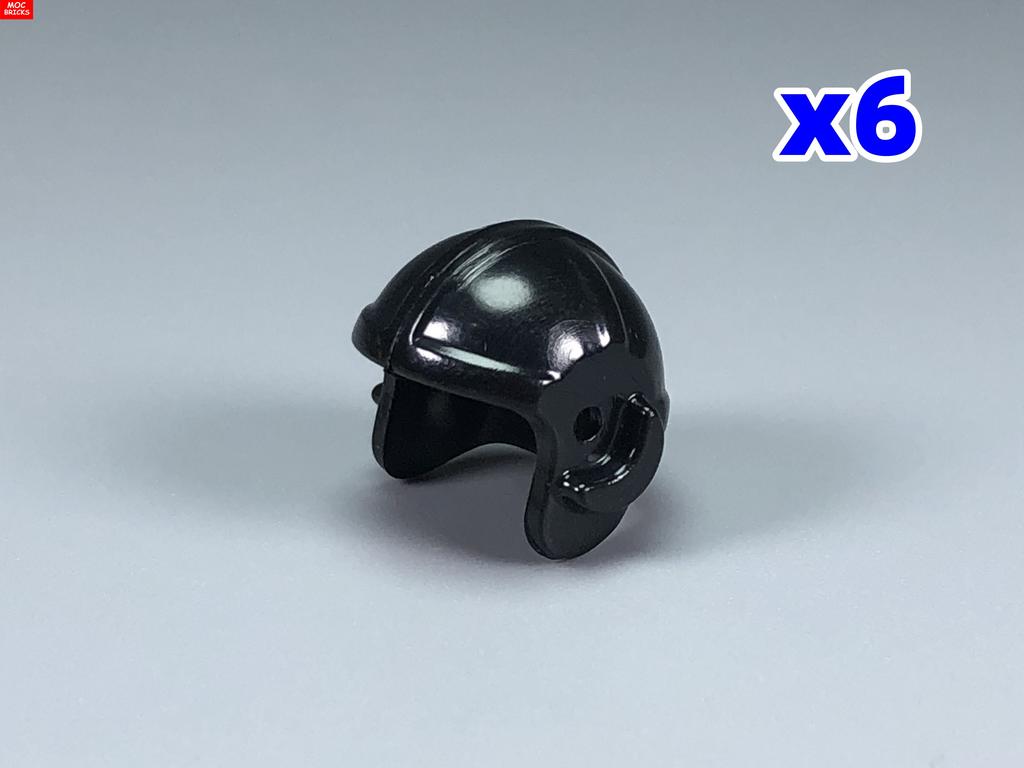 MOC Bricks 30170 30171 Pilot helmet Headgear Visor goggles 4cm Figure Wear DIY Building Blocks Toys Birthday Gifts