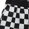 Vans Black And White Checkerboard Print Casual Straight Leg Shorts Women shorts VN0A4MN1J0Z