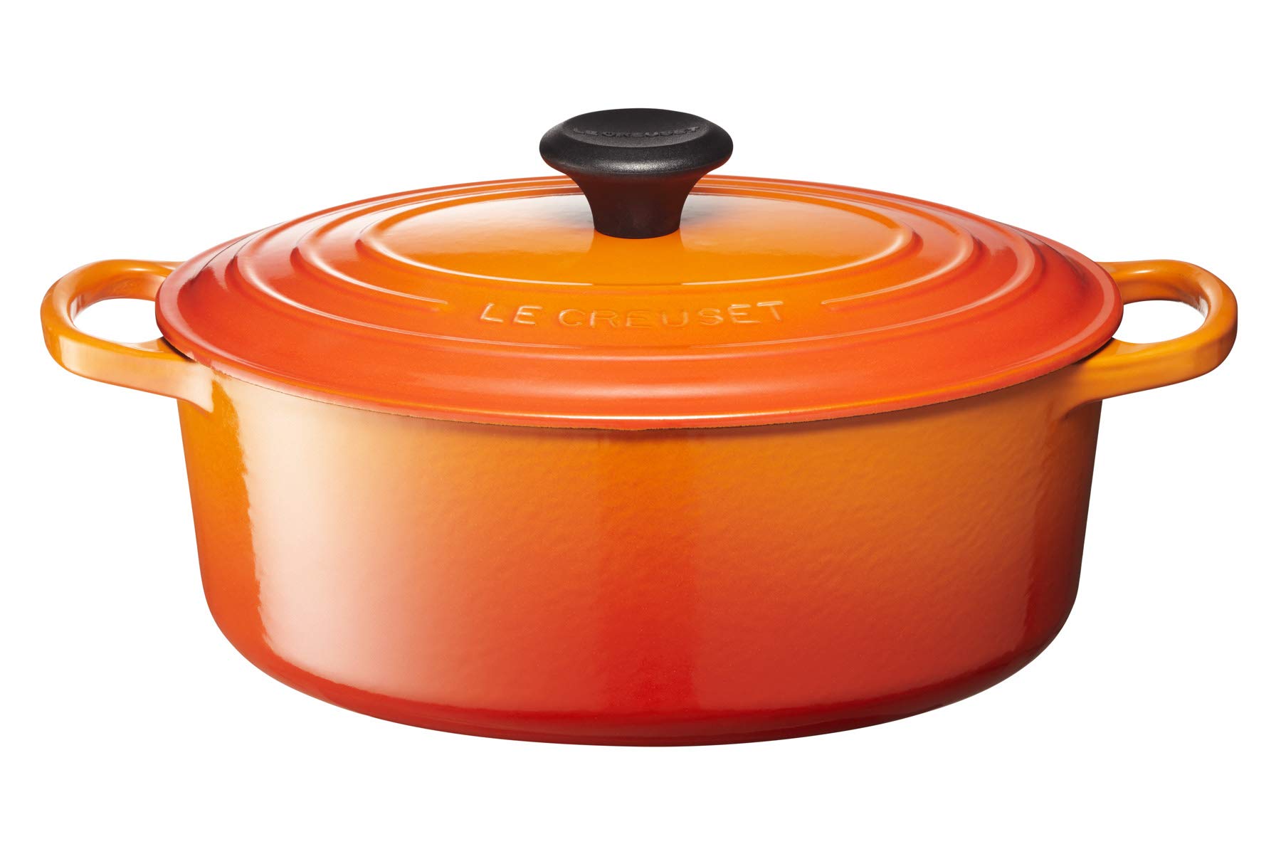 

Le Creuset Cast Enamel Pot Signature Cocotte Oval 27 cm Orange Gas IH Oven Compatible Japanese [Авторизований продукт] помаранчевий