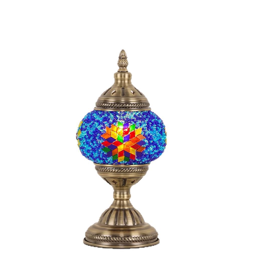 Bohemian Turkey Style Table Lamp - LED Night Light for Bedroom, Study, or Dining