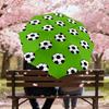 1PC Soccer Ball footballAutomatic Open/Close Umbrella with Windproof, 8-Rib Sturdy Canopy, Durable Ribs, Fashionable Design, Outdoor Accessory, Fun Pr