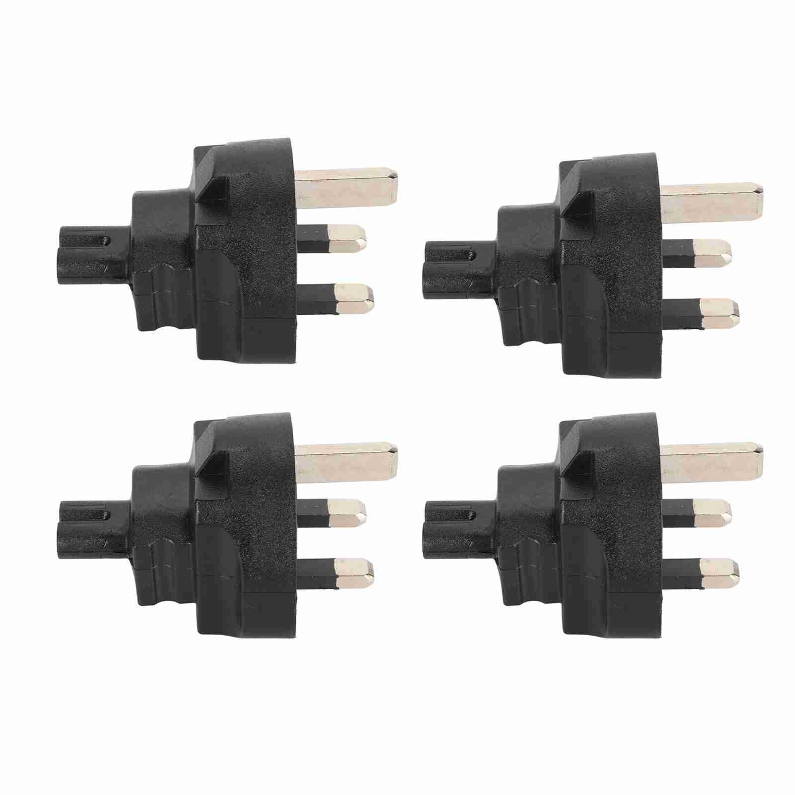 

4 шт. до IEC320 C7 Адаптер живлення 3250 Вт Мідний ПВХ IEC320 Адаптер живлення для ноутбука, колонки, РК-дисплея