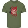 Torn Afghanistan Flag Afghan Day Football Unisexs Light Cotton TShirt