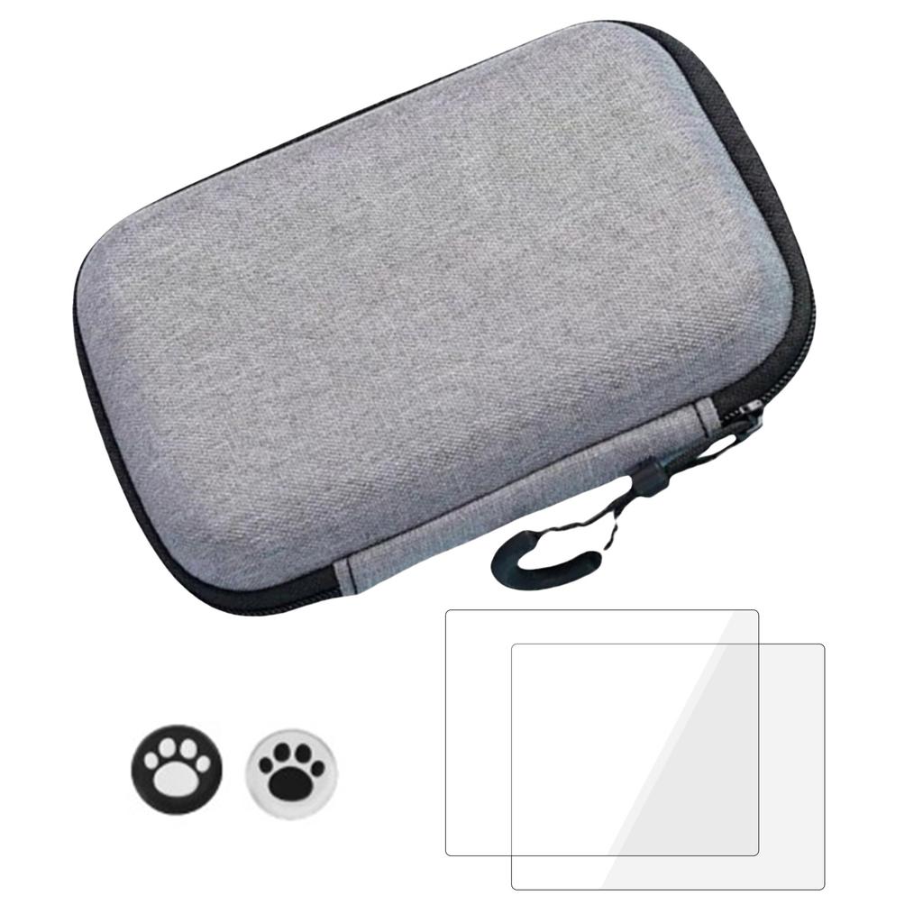 Scratchproof Storage Bag for R36S R35S K36 Gaming Accessories Game Console Carrying Case with Screen Film Joysticks Caps