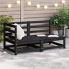 VidaXL Garden Lounge Set 2 Pcs Patio Furniture Outdoor Furniture Garden Furniture Patio Furniture Black 805694