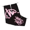 Retro American Hip Hop Wide Leg Pants with Pocket Print Casual Loose Workwear Trousers for Men Dance Scene Comfortable Fit