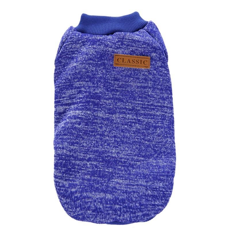 Soft Knit Pet Sweater Pullover for Small and Medium Dogs Warm Comfortable Dog Clothing with Ribbed Collar and Cuffs Suitable for Daily Wear