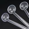 5Pcs Clear Plastic Long Handle Mini Ladles For Sauces Dressings Soup Large Capacity Party Catering Supplies