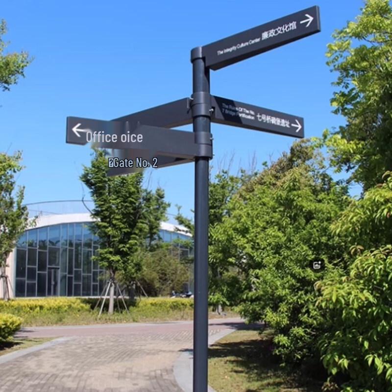 Outdoor 6-Direction Signpost