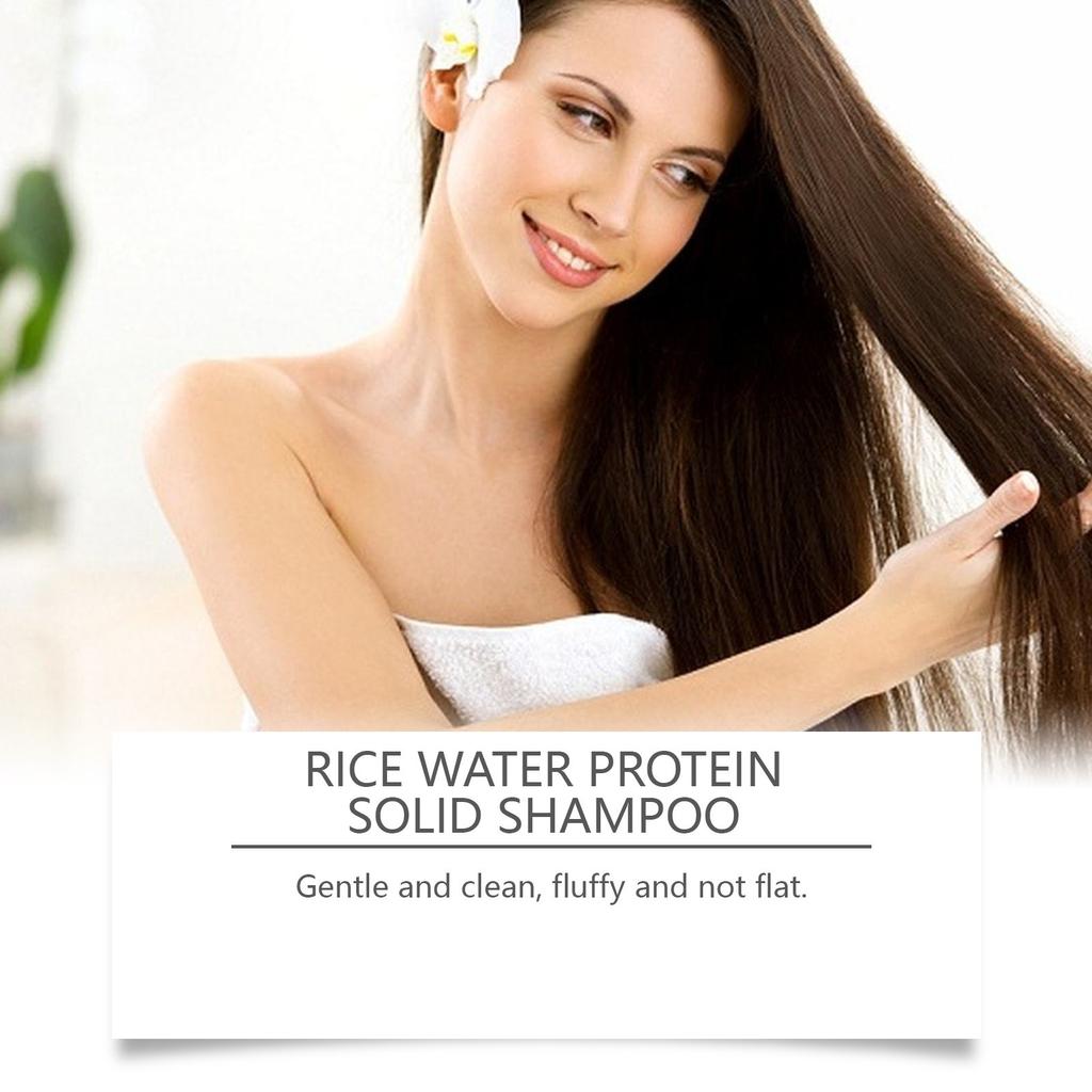 Rice Water Shampoo Soap Solid Shampoo , Promoting Hair Growth , Refreshing Scalp Hair Care Soap