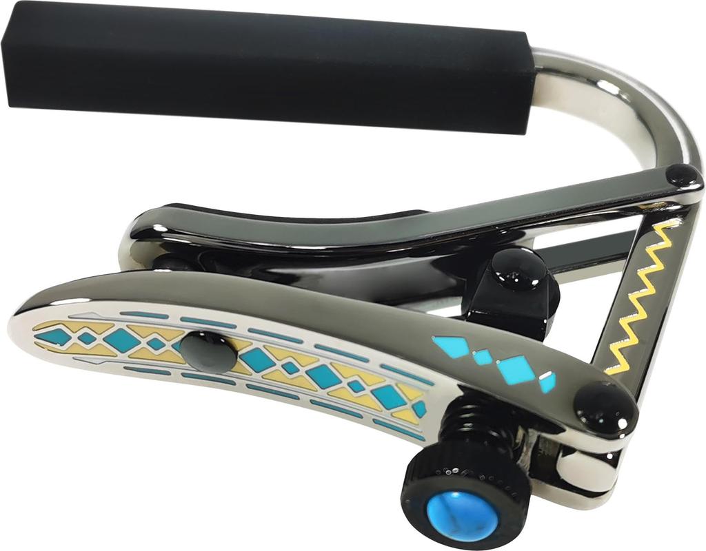 SHUBB C1d Blue Diamond Capo for Acoustic and Electric SHUBB 50th Anniversary Limited Collection Guitars,