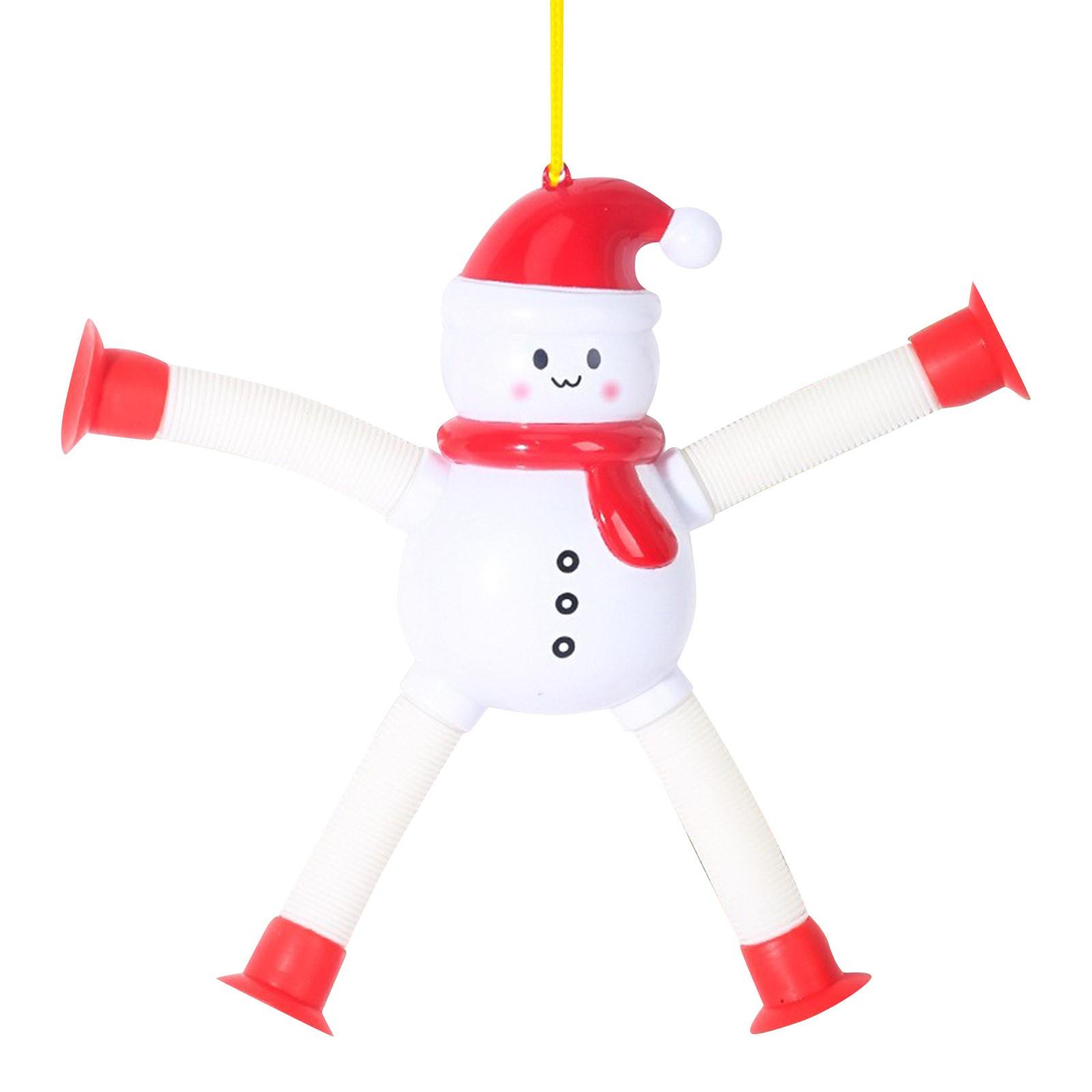 

4 Рождественские сенсорные игрушки для мальчиков и девочек, сенсорные игрушки для детей с СДВГ, игрушки-присоски для поощрений в классе, подарки на день рождения для детей от 3 до 12 лет