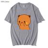 Couple Clothes Funny Face Dudu Ble Ble Bubu Is Happy Face Graphic T-Shirts Men's T Shirt Panda Bear Tops Summer Tees
