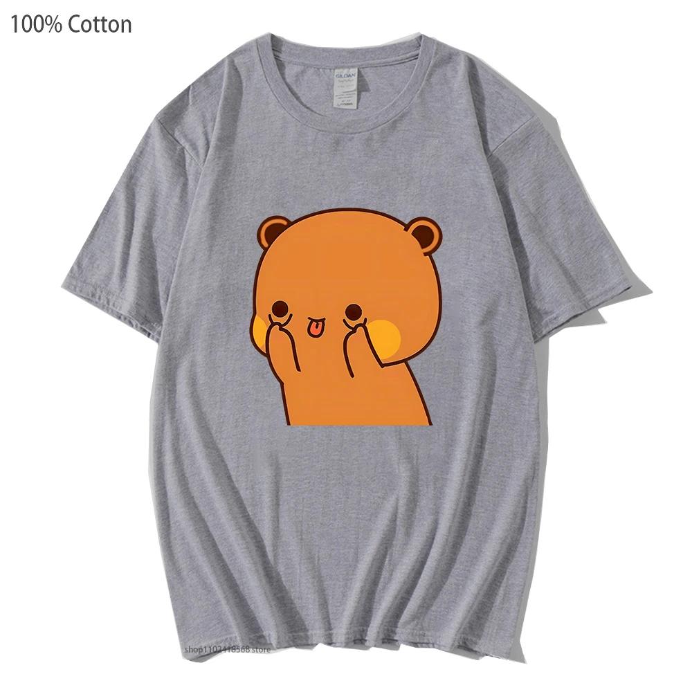 Couple Clothes Funny Face Dudu Ble Ble Bubu Is Happy Face Graphic T-Shirts Men's T Shirt Panda Bear Tops Summer Tees