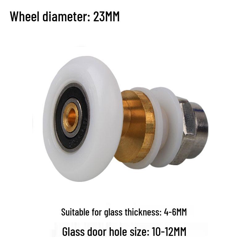 Antique Round Arc Glass Shower Door Roller Shower Room Accessories