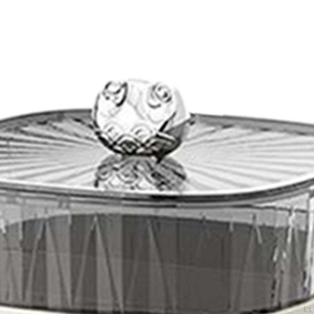 Dzielona taca do serwowania Organizer do przechowywania suchej żywności Talerz z pokrywką Orzechy Cukierki