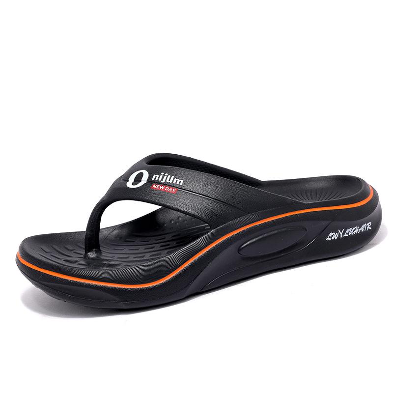 Trendige rutschfeste Flip-Flops für Herren: Neuer Stil Dicke Sohle Outdoor Sport Strand Sandalen